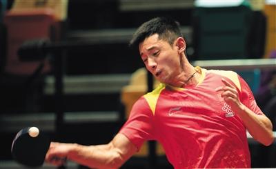 中国队碾压韩国队,张继科状态火热 中国队碾压韩国队,张继科状态火热