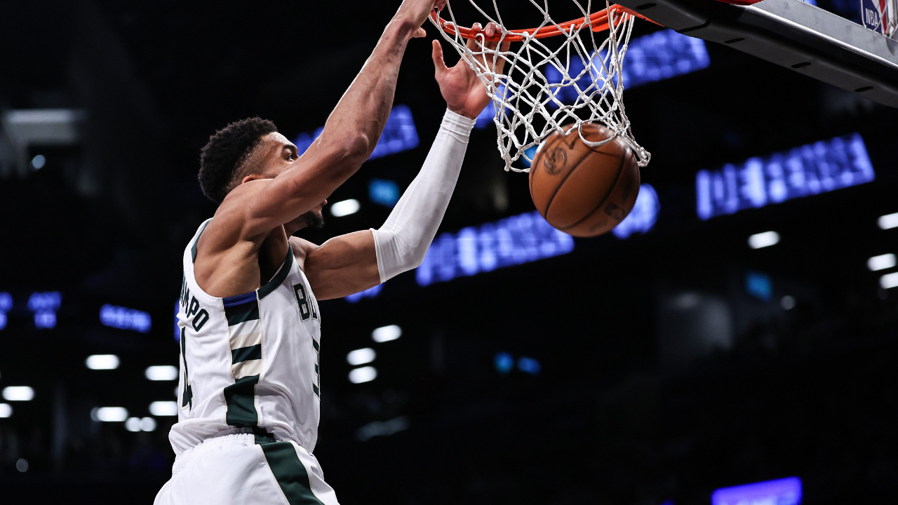 公牛险胜篮网，字母哥带队取胜